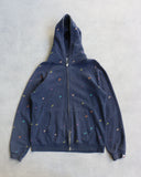 BAPE 2001 Star Monogram Zip Up Hoodie