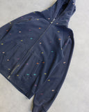 BAPE 2001 Star Monogram Zip Up Hoodie