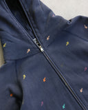 BAPE 2001 Star Monogram Zip Up Hoodie