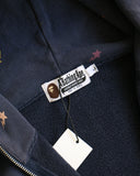BAPE 2001 Star Monogram Zip Up Hoodie