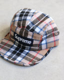 Supreme Burberry Plaid Box Logo Camp Cap