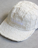 Supreme White Patchwork Box Logo Camp Cap