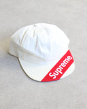 Supreme Stripe Logo Camp Cap