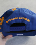 Chrome Hearts CH Embroidered Yellow Cross Patch Navy Baseball Cap