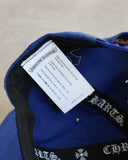 Chrome Hearts CH Embroidered Yellow Cross Patch Navy Baseball Cap