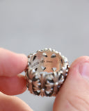 Chrome Hearts .925 Silver Cemetery Ring