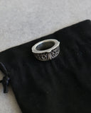 Chrome Hearts .925 Silver Half Keeper Ring