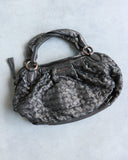 Miu Miu Braided Leather Satchel Purse