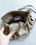 Miu Miu Vitello Lux Bow Leather Hand Bag