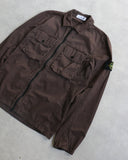 Stone Island Waxed Badge Coach Jacket