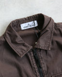 Stone Island Waxed Badge Coach Jacket