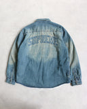 Supreme Fleeced Denim Arc Logo Jacket