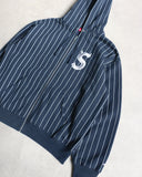 Supreme FW24 Pinstriped S Logo Zip Up Hoodie
