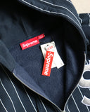 Supreme FW24 Pinstriped S Logo Zip Up Hoodie