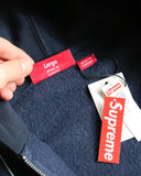 Supreme FW24 Pinstriped S Logo Zip Up Hoodie