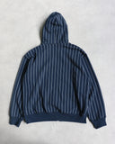 Supreme FW24 Pinstriped S Logo Zip Up Hoodie