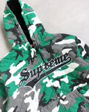 Supreme FW25 Quilted Zip Up Camo Hoodie