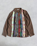 Needles Rebuild Patchwork Button Up Shirt