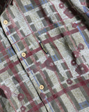 Valentino Vintage Plaid Beach Button Up S/S Shirt