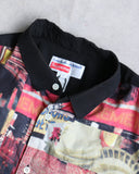 Supreme Comme Des Garcons FW18 Patchwork L/S Button Up Shirt