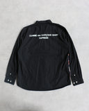 Supreme Comme Des Garcons FW18 Patchwork L/S Button Up Shirt