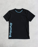 Chrome Hearts Blue Neck Logo Script Tee