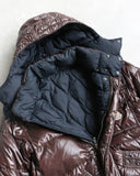 Moncler Auburn Puffer Bomber Down Jacket