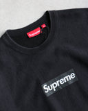 Supreme SS25 Washed Box Logo Crewneck Black