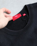 Supreme SS25 Washed Box Logo Crewneck Black