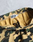 Bape Yellow 1st Camo Sweatpants