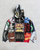 Supreme Number (N)ine Patchwork Zip Up Hoodie