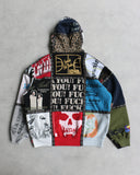 Supreme Number (N)ine Patchwork Zip Up Hoodie