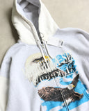 Supreme MM6 Maison Margiela Eagle Zip Up Hooded Sweatshirt