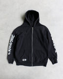 Chrome Hearts Horseshoe Thermal Lined Zip Up Hoodie