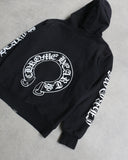 Chrome Hearts Horseshoe Thermal Lined Zip Up Hoodie