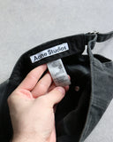 Acne Studios Washed Black Paisley Cap