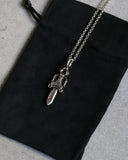 Chrome Hearts Double Dagger .925 Silver Pendant
