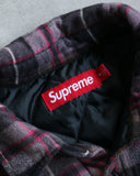 Supreme Padded Plaid Quilted Lined Work Jacket