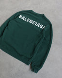 Balenciaga Back Logo Crewneck
