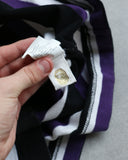 BAPE Vintage Crest Patch Striped L/S Rugby Shirt