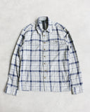 Chrome Hearts Cross Patch Flannel Button Up Shirt