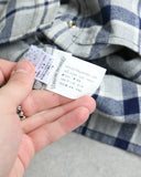 Chrome Hearts Cross Patch Flannel Button Up Shirt