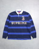 Supreme FW25 Angels Pond Stripe L/S Rugby Shirt
