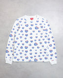 Supreme License Plate Longsleeve Waffle Thermal Sweater