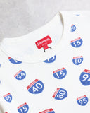 Supreme License Plate Longsleeve Waffle Thermal Sweater