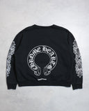 Chrome Hearts Floral Horseshoe Crewneck