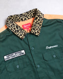 Supreme 2016 Leopard Collar Work Shirt