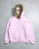 Supreme Faux Fur Zip Up Hoodie