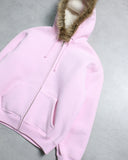 Supreme Faux Fur Zip Up Hoodie