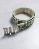 BAPE Aloha Camo Belt Buckle & Strap